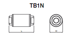 TB1N温调型蒸汽疏水阀尺寸图