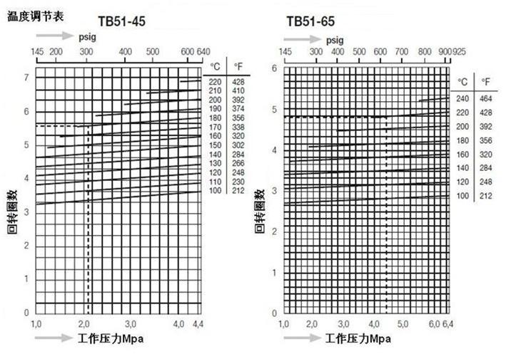 TB51温调型蒸汽疏水阀温度调节表